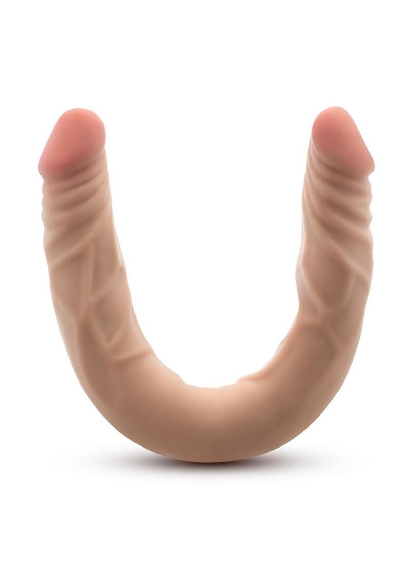 Dr. Skin Plus Posable Double Dong 14in - Vanilla