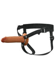 Fantasy X-Tensions Elite Silicone Dual Density Hollow Strap-On 7in - Caramel