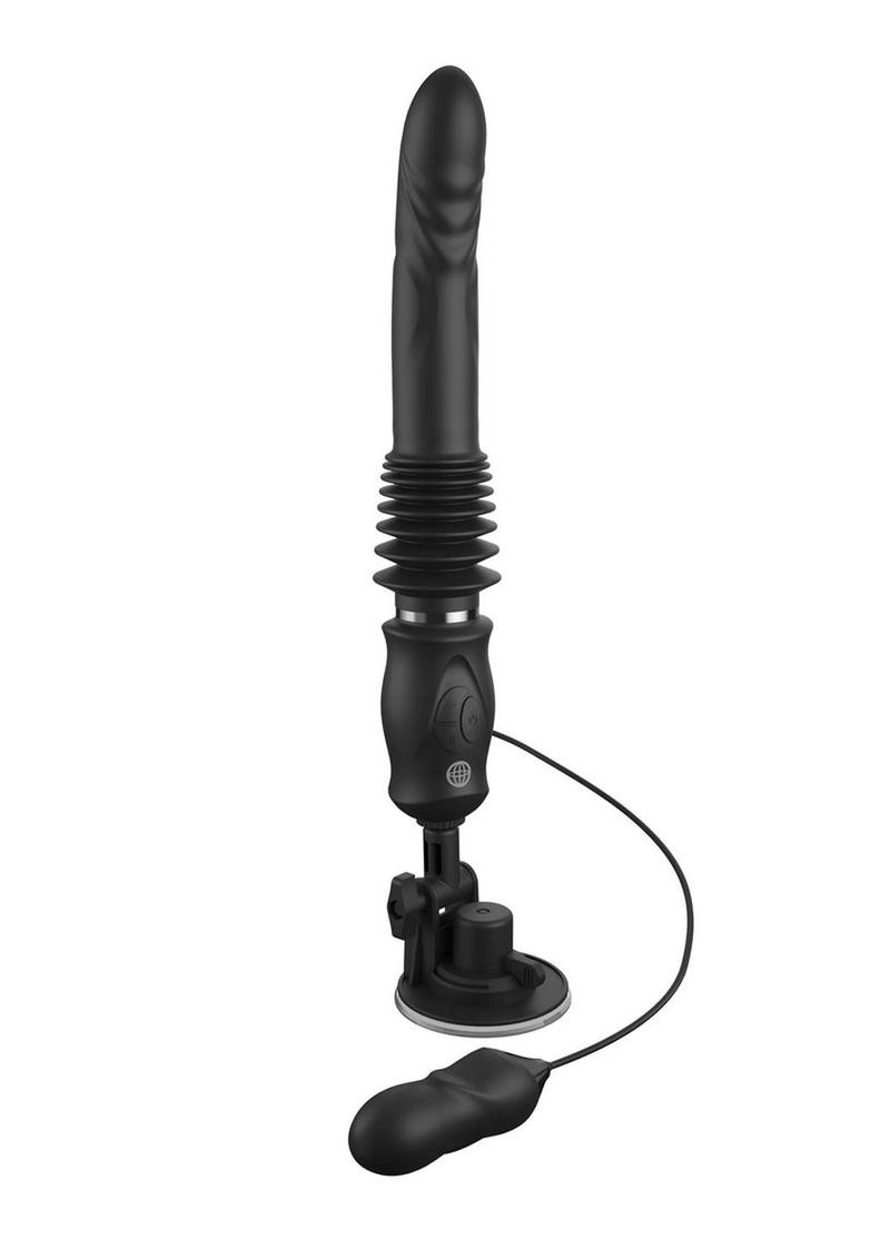 Fetish Fantasy Series Ultimate Silicone Rechargeable Thruster Vibrator - Black