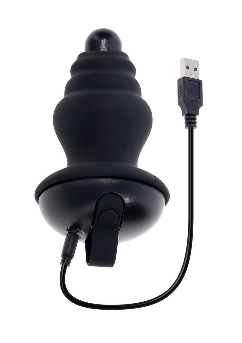 Gender X Echo Rechargeable Silicone Vibrator with Removable Sleeve - Black