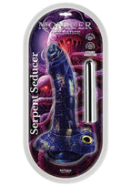 Monster Romance Serpent Seducer Rechargeable Dong - Purple/Multicolor