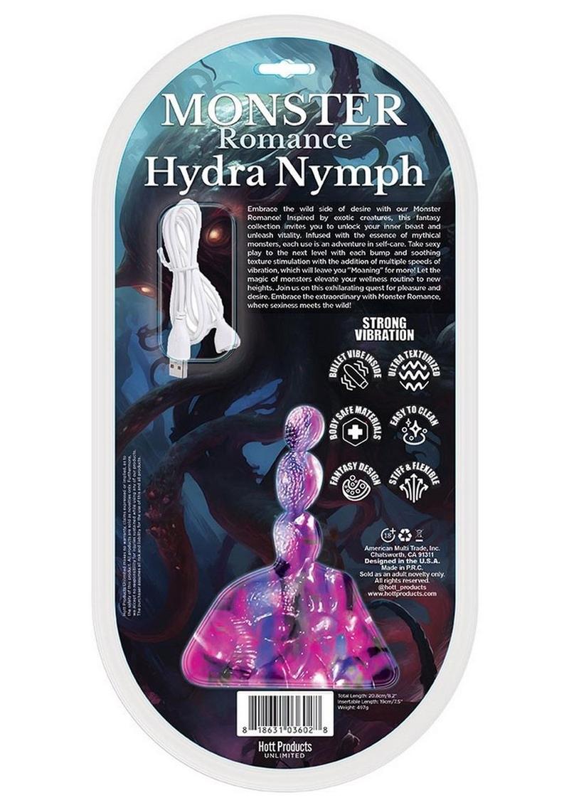Monster Romance Hydra Nymph Rechargeable Dong - Magenta/Lavender