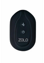 Zolo Vibrating Silicone Rechargeable Penis Extender with Remote Control - Black