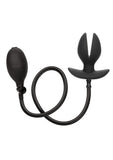 Anal Toys Expandable Silicone Inflatable Plug - Black
