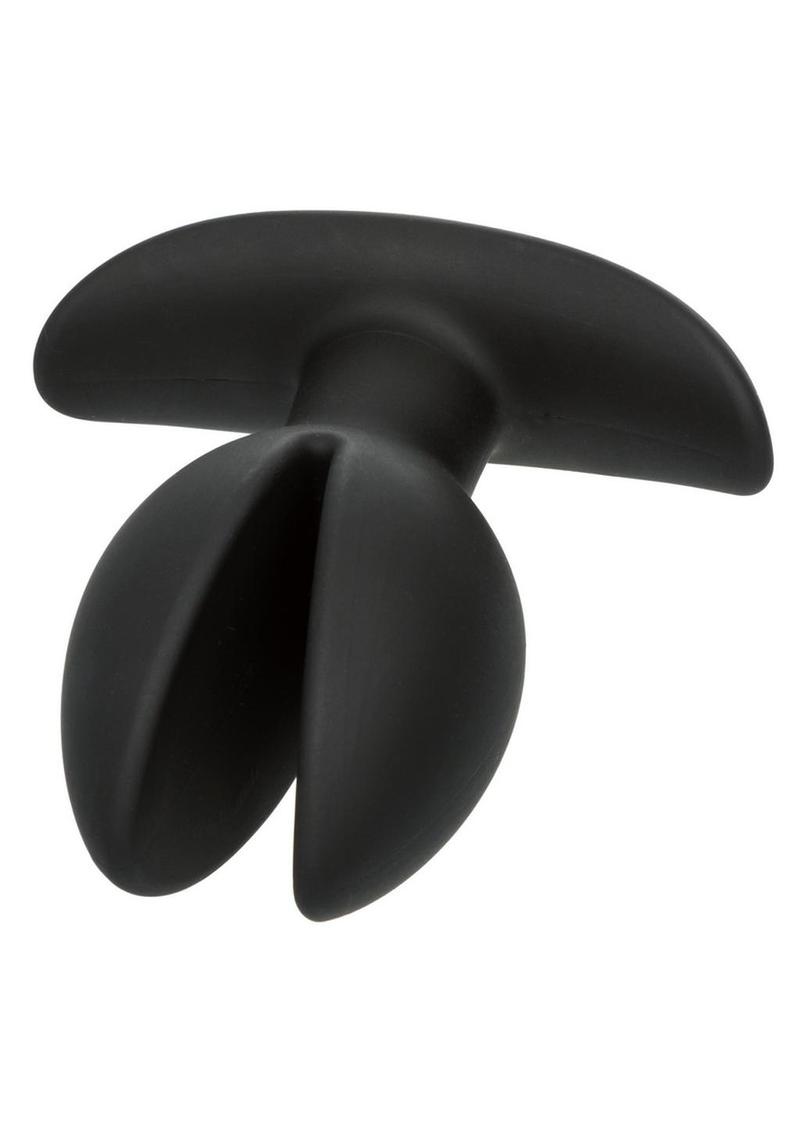 Anal Toys Expandable Silicone Inflatable Plug - Black