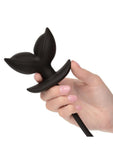 Anal Toys Expandable Silicone Inflatable Plug - Black