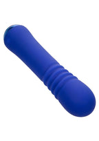 Thicc Chubby Thrusting Rechargeable Silicone Vibrating Wand - Purple