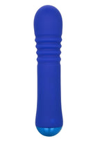 Thicc Chubby Thrusting Rechargeable Silicone Vibrating Wand - Purple