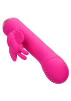 Thicc Chubby Rotating Rechargeable Silicone Butterfly Rabbit Vibrator - Purple
