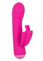 Thicc Chubby Rotating Rechargeable Silicone Butterfly Rabbit Vibrator - Purple
