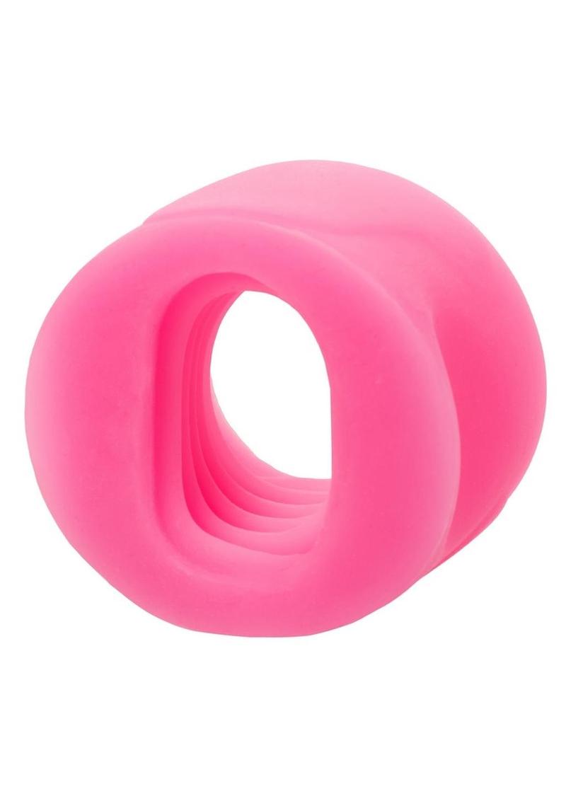 Slop Top Filthy Luv Silicone Dual Entry Stroker - Pink