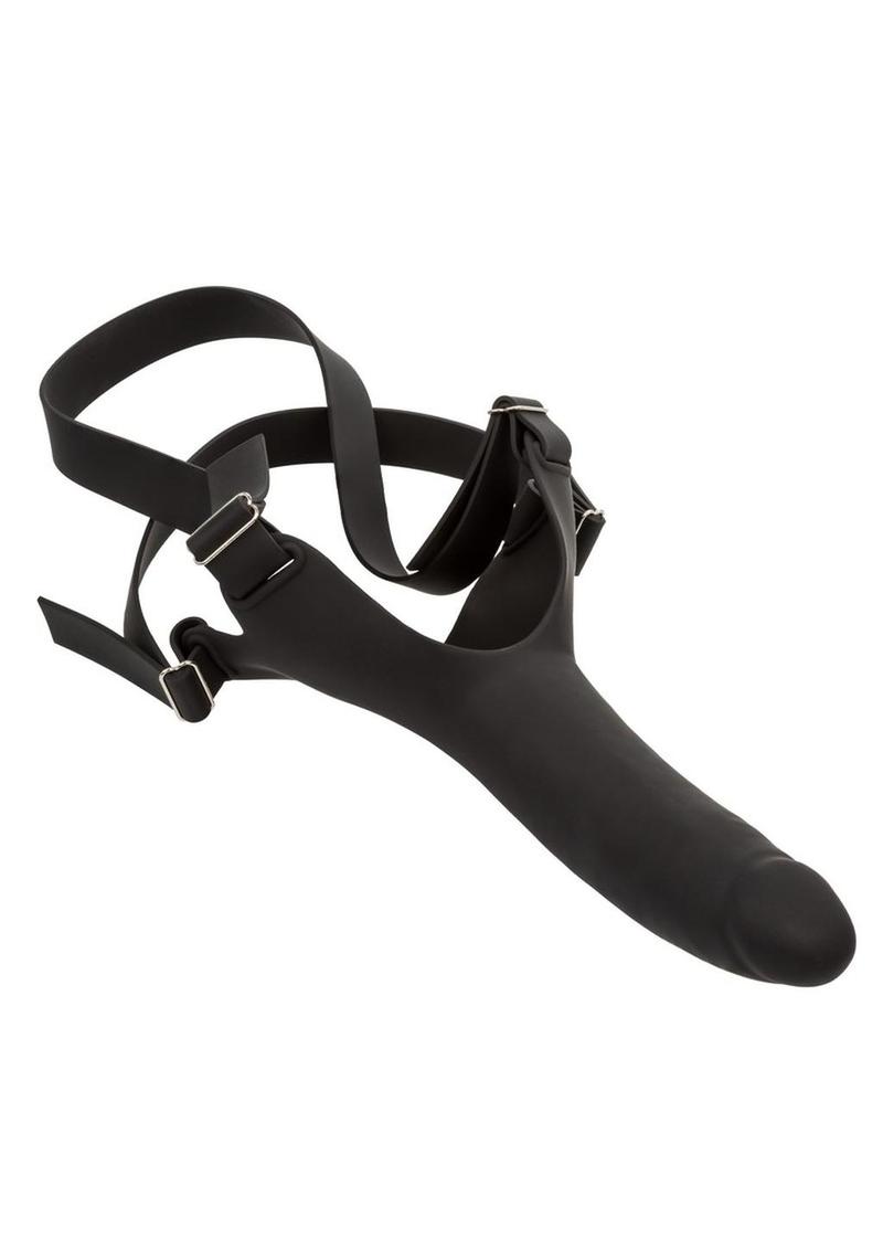 Accommodator Silicone Dong - Black