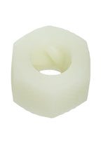 Slop Top Nasty Luv Silicone Dual Entry Stroker - White