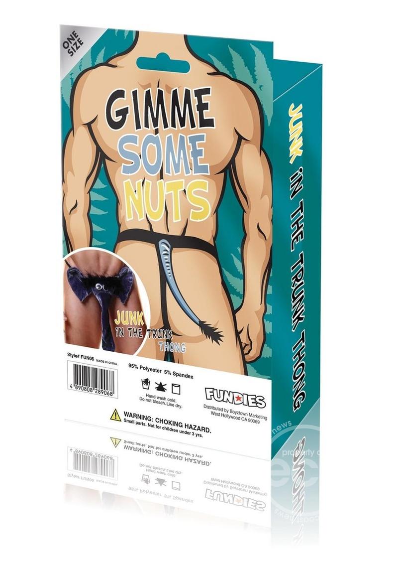 Fundies Junk In The Trunk Jockstrap - O/S - Grey