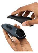 Fifty Shades of Grey X Womanizer Desire Blooms Rechargeable Silicone Kit - Black