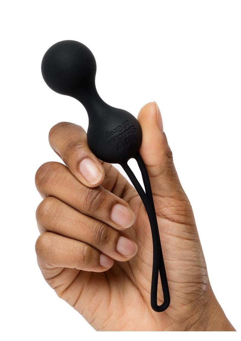 Fifty Shades of Grey X Womanizer Desire Blooms Rechargeable Silicone Kit - Black