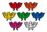 Keith Haring - Angel Pin: Yellow