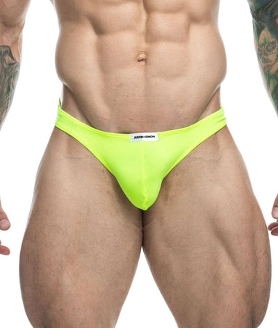 Justin + Simon Classic Mens Bikini - Neon Green