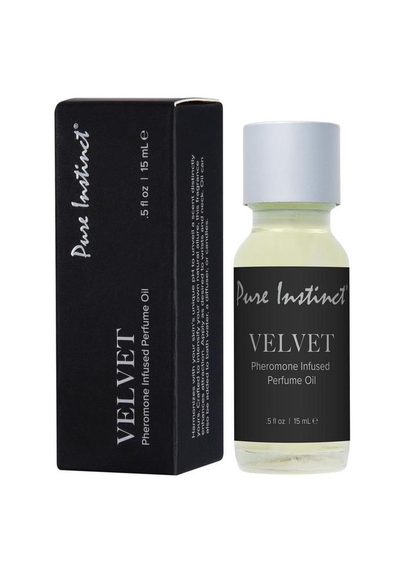 Pure Instinct Pheromone Perfume Oil Dropper - Velvet - 15ml/0.5oz