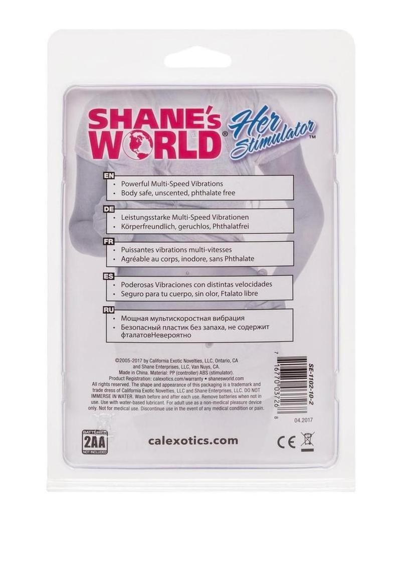 Shane's World Her Stimulator Egg with Wired Remote Control - Pink