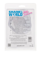 Shane's World His Stimulator Vibrating Cock Ring with Wired Remote Control - Blue