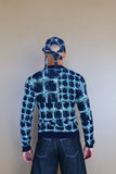 Henrik Vibskov DUSK KNITTED BLOUSE - BLACK SHIBORI CHECKS