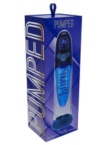 Pumped Aqua Pro Submersible Automatic Rechargeable Silicone AI Tech Enhanced Penis Pump - Blue