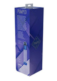Pumped Automatic Waterproof Rechargeable Silicone Penis Pump - Metal Blue
