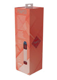 Pumped Automatic Waterproof Rechargeable Silicone Penis Pump - Metal Red