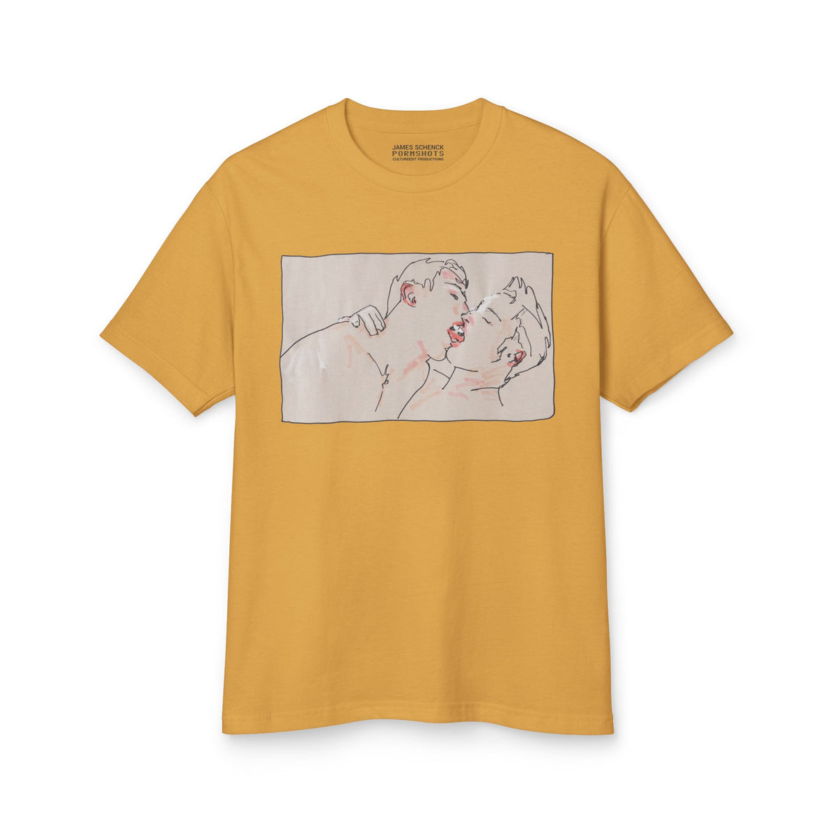 James Schenck KISSING tee by CULTUREEDIT Productions / 6 Colors