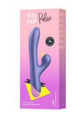 Romp Pulse Rechargeable Silicone Rabbit Vibrator with Pleasure Air - Purple/Pink