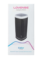 Lovense Calor Rechargeable Bluetooth Stroker with Remote Control - Black