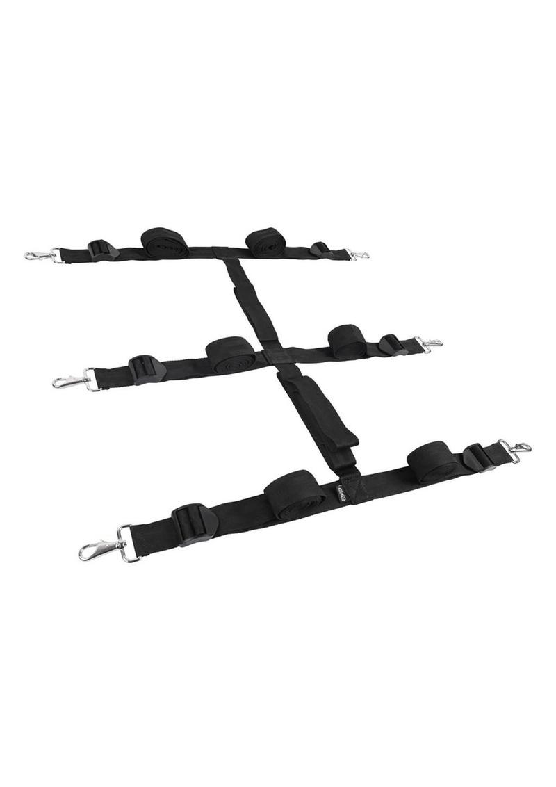 Edge Extreme Under The Bed Bondage System - Black