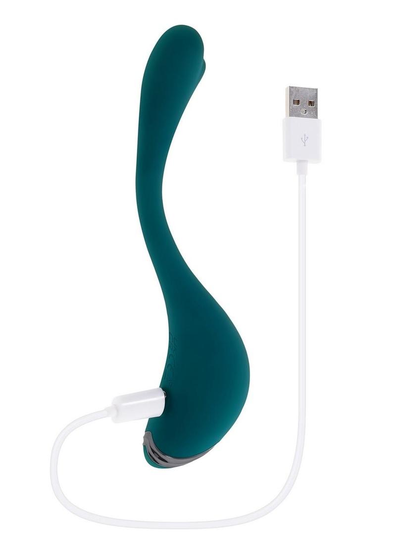 Playboy Pinpoint Perfection Rechargeable Silicone Vibrator - Green