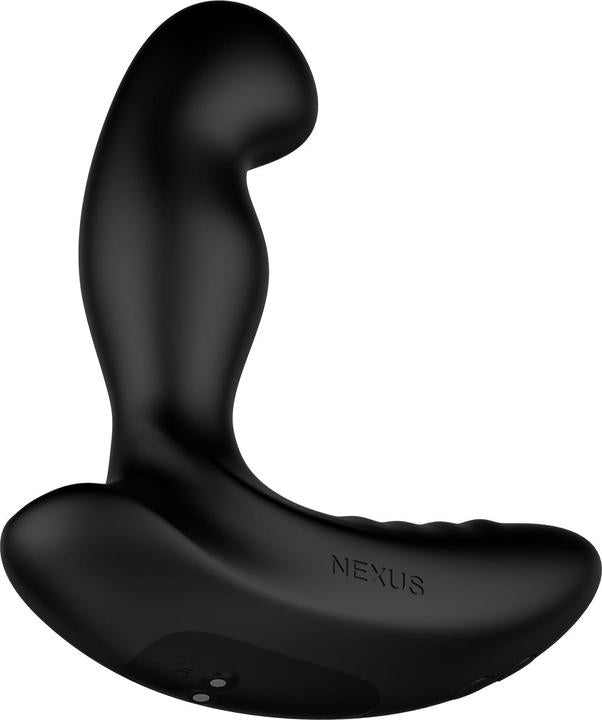 Nexus Ride Rechargeable Silicone Vibrating Prostate and Perinium Massager with Remote Control - Black