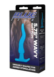 Blue Line Wavy Butt Plug