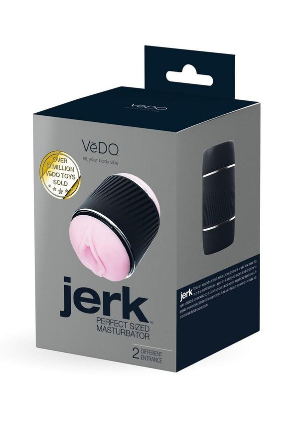 VeDO Jerk Masturbation Sleeve - Black/Pink