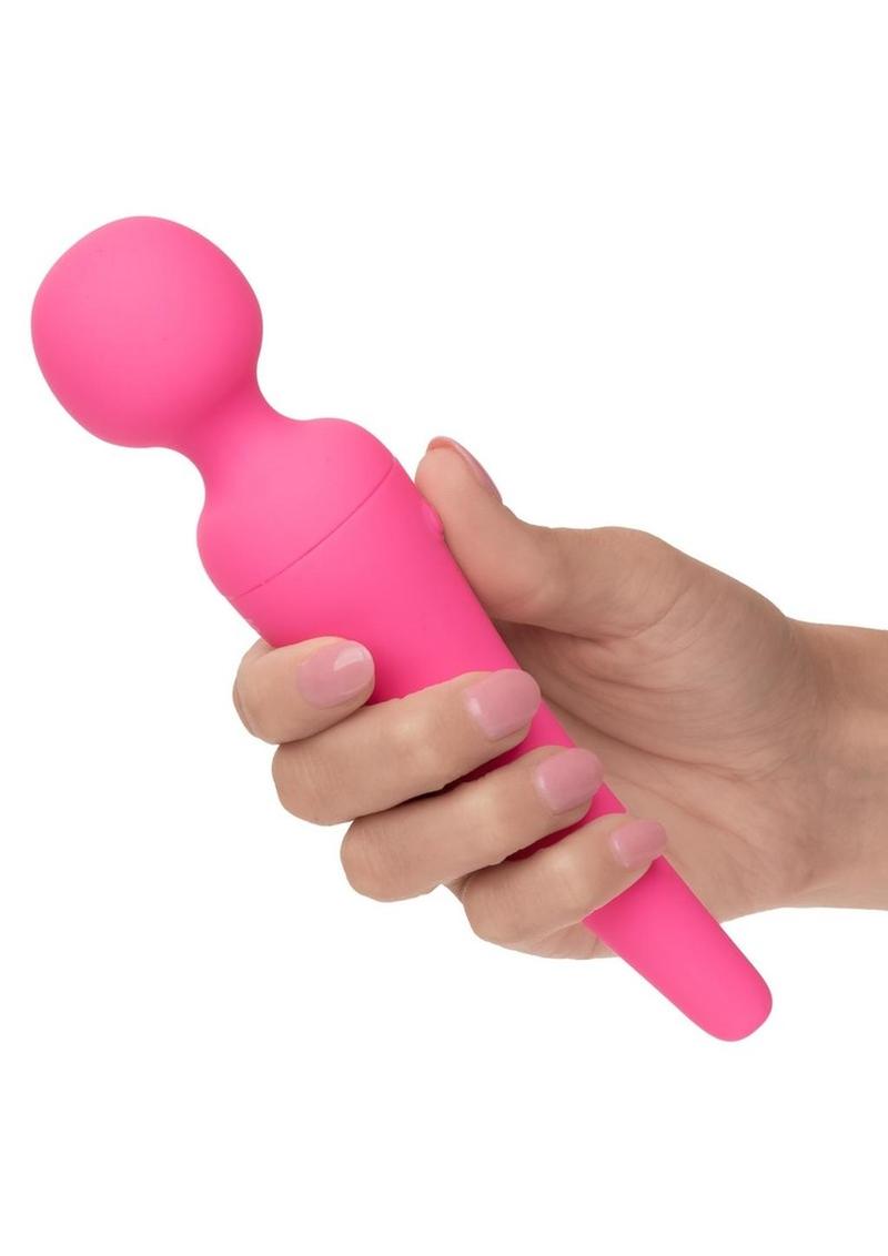 Couture Collection Rechargeable Silicone Body Wand - Pink
