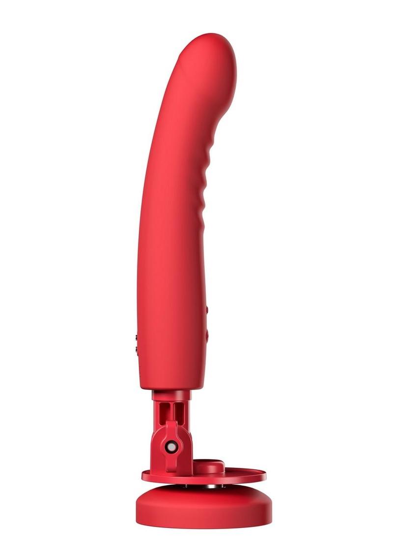 Lovense Mission 2 Silicone Rechargeable Vibrator - Red