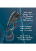 Red Dot Silicone Rechargeable Vibrating Cock Ring V1