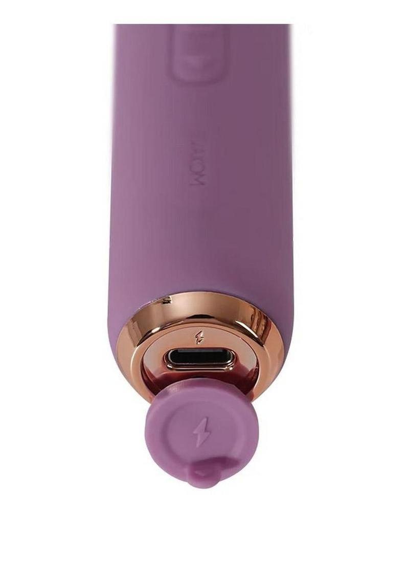 Svakom Mini Emma Neo App Compatible Rechargeable Silicone Wand - Lavender