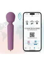 Svakom Mini Emma Neo App Compatible Rechargeable Silicone Wand - Lavender