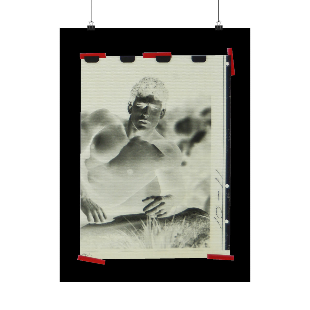 90S VINTAGE GAY PORN TRANSPARENCY Matte Vertical Poster #19