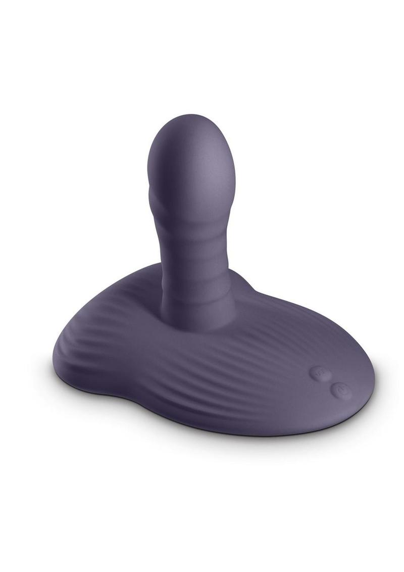 Inya Thrust & Grind Rechargeable Silicone Vibrator - Purple