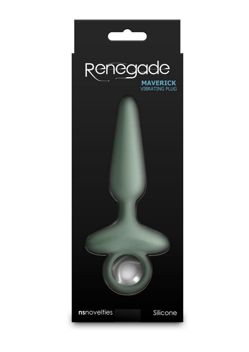 Renegade Maverick Rechargeable Silicone Anal Plug - Green