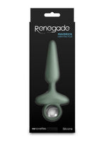 Renegade Maverick Rechargeable Silicone Anal Plug - Green