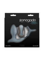 Renegade Pinnacle Rechargeable Silicone Prostate Stimulator with Remote Control - Gray