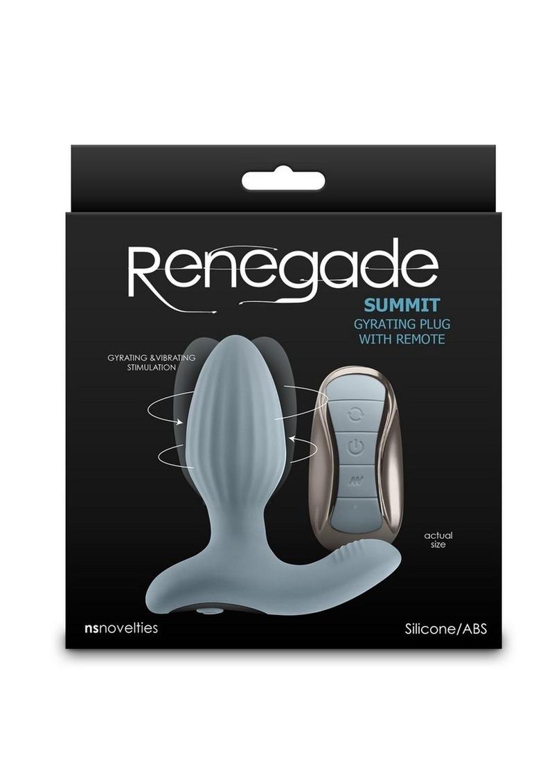 Renegade Summit Rechargeable Silicone Prostate Stimulator - Gray