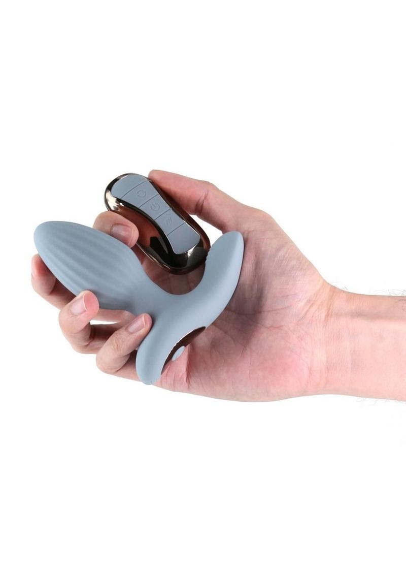Renegade Summit Rechargeable Silicone Prostate Stimulator - Gray