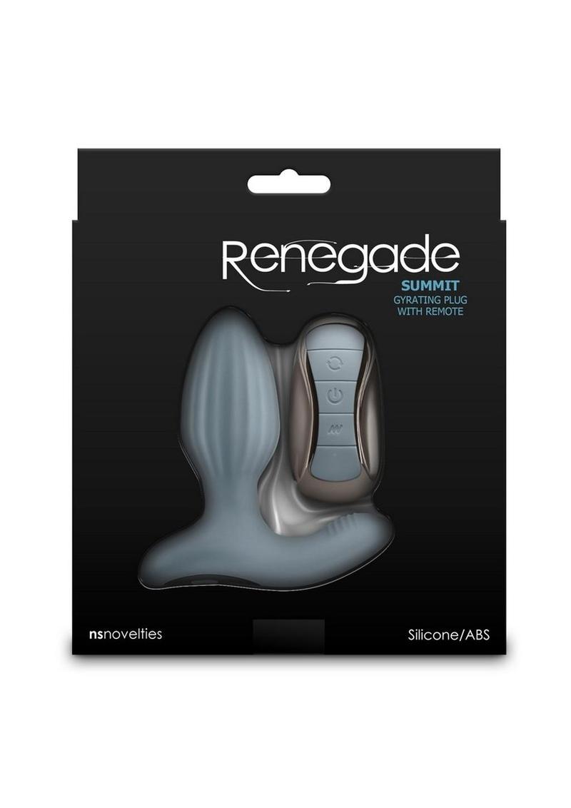 Renegade Summit Rechargeable Silicone Prostate Stimulator - Gray